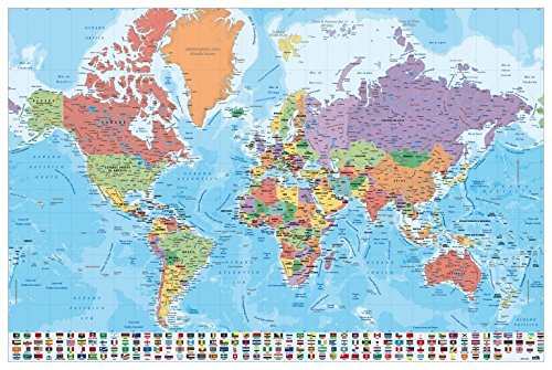 El mejor Mapa Mundi Español:  Seleccionado para ti